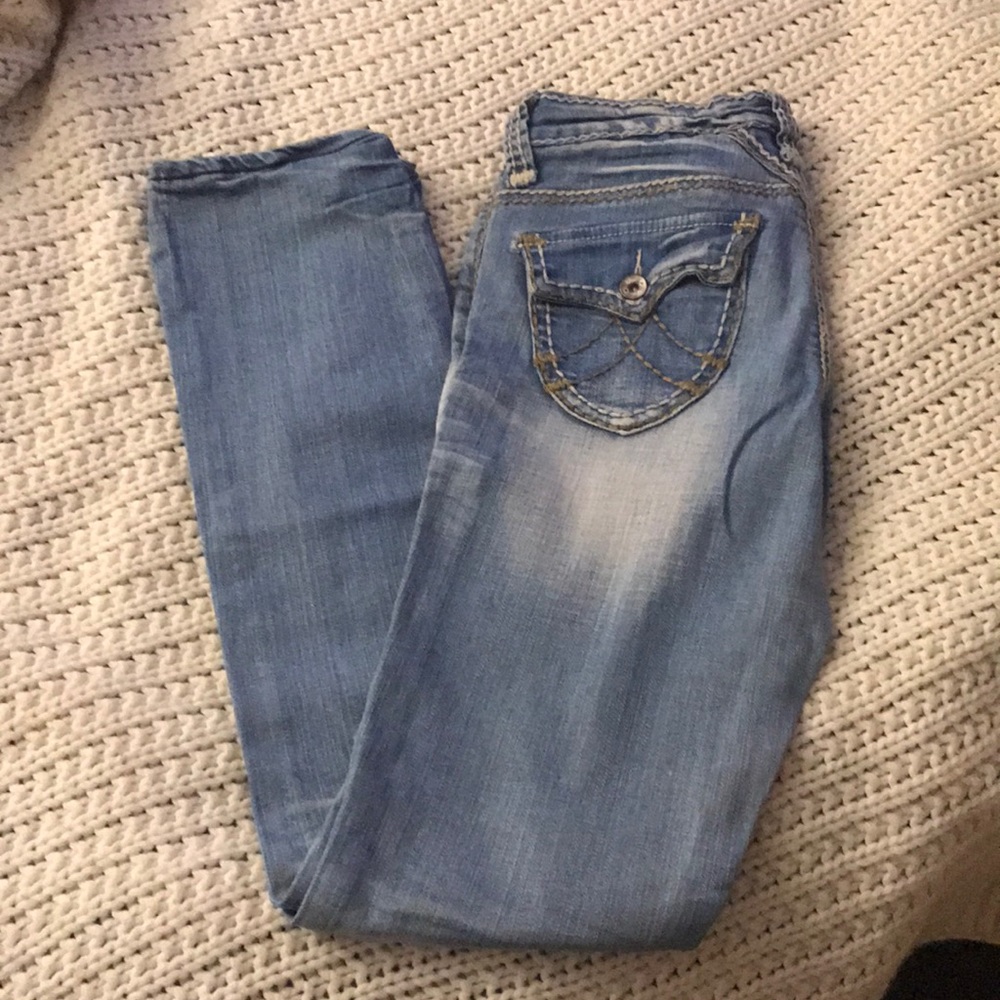 Light-wash skinny denim jeans🌻 Fall/Trendy/Cute